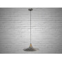 Изображение Світильник підвіс Лофт чорний срібляста патина E27 ИМ Light-Deco 1 