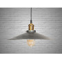 Изображение Світильник підвіс Лофт чорний срібляста патина E27 ИМ Light-Deco 3 