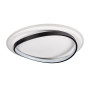 Изображение Люстра потолочная светодиодная LED без пульта Levistella 7871052 BK+WH белая + черный ИМ Light-Deco 