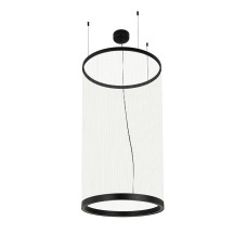 Люстра підвісна світлодіодна декоративна LED Levistella 792D1330 (550*1130) чорна