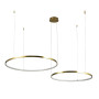 Зображення Люстра підвісна світлодіодна LED кільця Levistella 7529832-2B BRONZE LED (600+800) бронза ИМ Light-Deco 