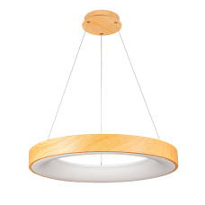 Люстра підвісна світлодіодна, LED кільце Levistella 781P2291 (600) LWD колір світле дерево