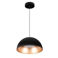 Люстра підвісна світлодіодна LED Levistella 781PL3956 (300) BK+GD чорна + золото