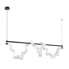 Люстра підвісна світлодіодна Levistella LED 7813168 (1500) BK чорна