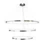 Зображення Люстра підвісна світлодіодна LED кільця Levistella 7529832-3A CHROME LED (600+800+1000) хром ИМ Light-Deco 