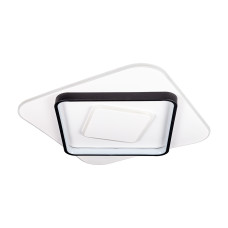 Люстра потолочная светодиодная LED без пульта Levistella 7871051 BK+WH белая + черный