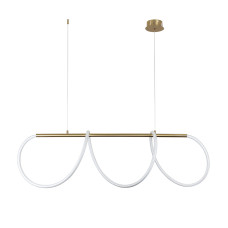 Світильник підвісний світлодіодний спіраль Levistella LED 7813036 (1200) AB бронза