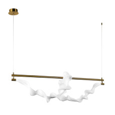 Люстра підвісна світлодіодна Levistella LED 7813168 (1200) AB бронза