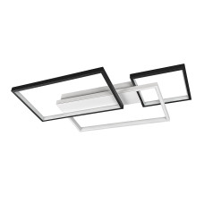 Світильник стельовий світлодіодний (смарт люстра) Levistella LED 7871026, колір білий + чорний