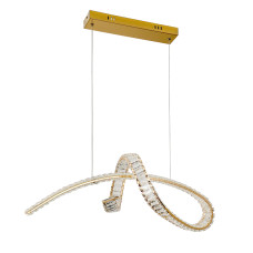 Люстра подвесная хрустальная декоративная LED Levistella 799L8966 (800) FGD золото