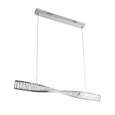 Люстра підвісна кришталева світлодіодна Levistella 799L8869 (1000) CH хром