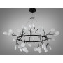 Изображение Підвісна люстра Світлячок чорна 54 плафони лофт ИМ Light-Deco 2 