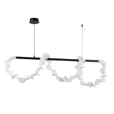 Люстра підвісна світлодіодна Levistella LED 7813177 (1200) BK чорна