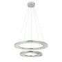 Изображение Люстра подвесная хрустальная, LED кольца Levistella 799L8806 (400+600) CH хром ИМ Light-Deco 