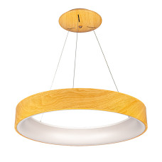 Люстра підвісна світлодіодна, LED кільце Levistella 781P2290 (600) LWD колір світле дерево