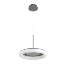 Люстра підвісна світлодіодна, LED кільце Levistella 797MD6006 (400) DGY темно-сіра