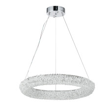 Люстра подвесная светодиодная LED кольцо Levistella 921017 (600) CH хром
