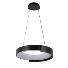 Люстра підвісна світлодіодна, LED кільце Levistella 781P3167 (500) BK чорна