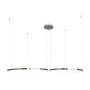 Зображення Люстра підвісна світлодіодна LED кільця Levistella 7529832-2B CHROME LED (600+800) хром ИМ Light-Deco 1 