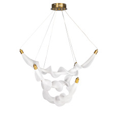 Люстра підвісна світлодіодна Levistella LED 7813034-3 AB бронза 