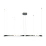 Зображення Люстра підвісна світлодіодна LED кільця Levistella 7529832-2B CHROME LED (600+800) хром ИМ Light-Deco 