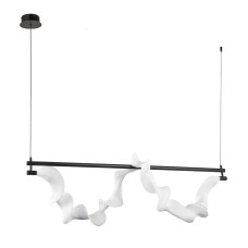 Люстра підвісна світлодіодна Levistella LED 7813168 (1200) BK чорна