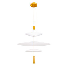 Люстра підвісна світлодіодна декоративна Levistella 792D1183 (360+680+360) AB бронза + білий