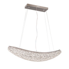 Люстра підвісна світлодіодна кришталева LED Levistella 7897208 (800) CH хром