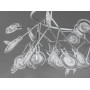 Изображение Люстра підвісна Світлячок хром сатин 45 ламп ИМ Light-Deco 2 