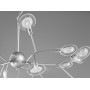 Изображение Люстра підвіс Світлячок хром сатин 27 плафонів G4 ИМ Light-Deco 3 