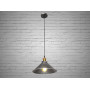 Изображение Світильник підвіс Лофт чорний срібляста патина E27 ИМ Light-Deco 1 