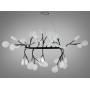 Изображение Люстра підвісна Світлячок чорна 45 плафонів ИМ Light-Deco 2 