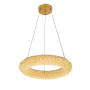 Зображення Люстра підвісна світлодіодна кришталева LED кільце Levistella 7897200 (500) GD золото ИМ Light-Deco 1 