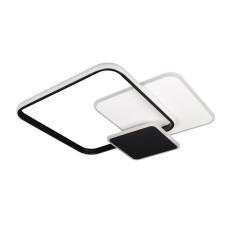 Світильник стельовий світлодіодний (смарт люстра) Levistella LED 7871017, колір білий + чорний