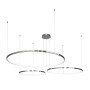 Зображення Люстра підвісна світлодіодна LED кільця Levistella 7529832-3B CHROME LED (600+800+1000) хром ИМ Light-Deco 