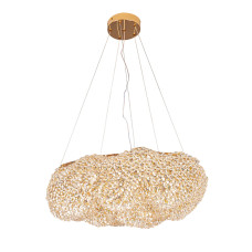 Люстра підвісна світлодіодна кришталева LED Levistella 7897207 (600) GD золото