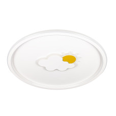 Люстра потолочная светодиодная LED без пульта Levistella 7871058 WH+GD белая + золото