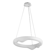 Люстра підвісна світлодіодна, LED кільце Levistella 797MD6002 (500) біла