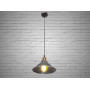Зображення Світильник підвіс Лофт чорний срібляста патина E27 ИМ Light-Deco 2 