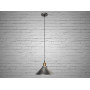 Зображення Світильник підвіс Лофт чорний срібляста патина E27 ИМ Light-Deco 1 