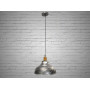 Изображение Світильник-підвіс Лофт чорний срібляста патина E27 ИМ Light-Deco 1 