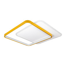 Люстра потолочная светодиодная LED без пульта Levistella 7871048 WH+GD белая + золото