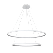 Люстра підвісна світлодіодна LED кільце Levistella 7529832-2A WHITE LED (600+800) білий