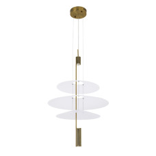 Люстра підвісна світлодіодна декоративна Levistella 792D1183 (360+500+360) AB бронза