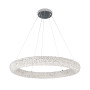 Изображение Люстра подвесная светодиодная хрустальная LED кольцо Levistella 7897200 (800) CH хром ИМ Light-Deco 