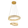 Зображення Люстра підвісна кришталева, LED кільця Levistella 799L8801 (500+350) FGD золото ИМ Light-Deco 1 