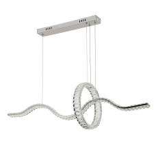 Люстра подвесная хрустальная декоративная LED Levistella 799L8921 (1200) CH хром