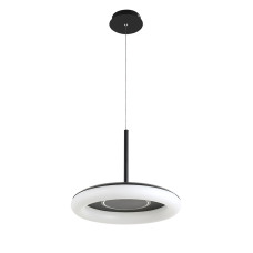 Люстра підвісна світлодіодна, LED кільце Levistella 797MD6006 (400) BK чорна