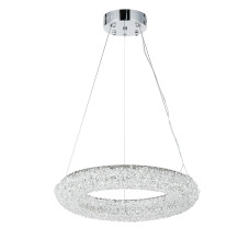 Люстра подвесная светодиодная LED кольцо Levistella 921017 (500) CH хром