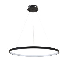 Люстра підвісна світлодіодна LED кільце Levistella 7529832-1 BLACK LED (600) чорна